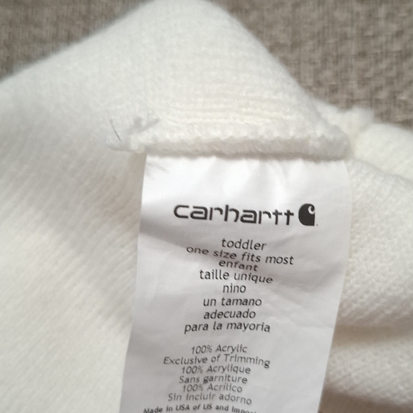 Carhartt Ivory Toddler Beanie One Size - Picture 4 of 5